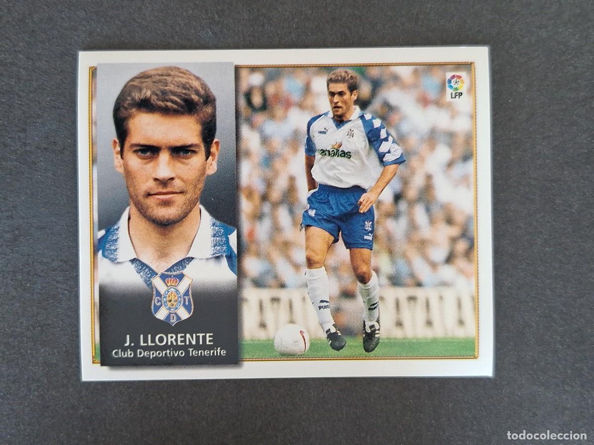 Cromos de f&uacute;tbol: L4 JULIO LLORENTE C. D. TENERIFE LIGA ESTE 1998 1999 98 99 NUNCA PEGADO SIN PEGAR