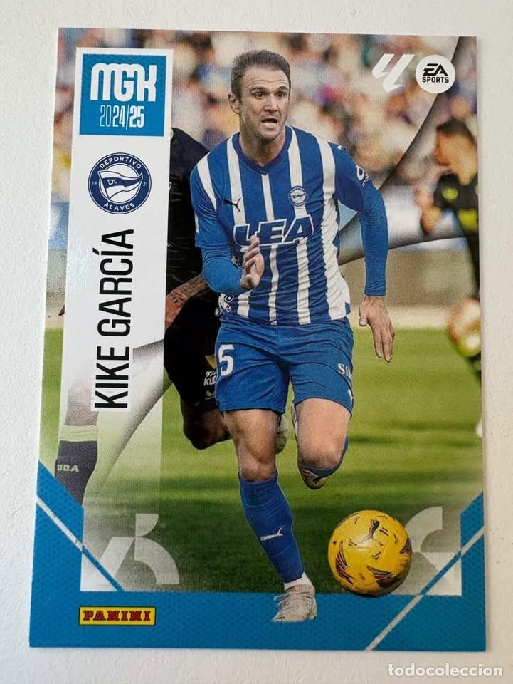 Cromos de f&uacute;tbol: Carta Kike Garc&iacute;a Alav&eacute;s 36 Megacracks 2024-25