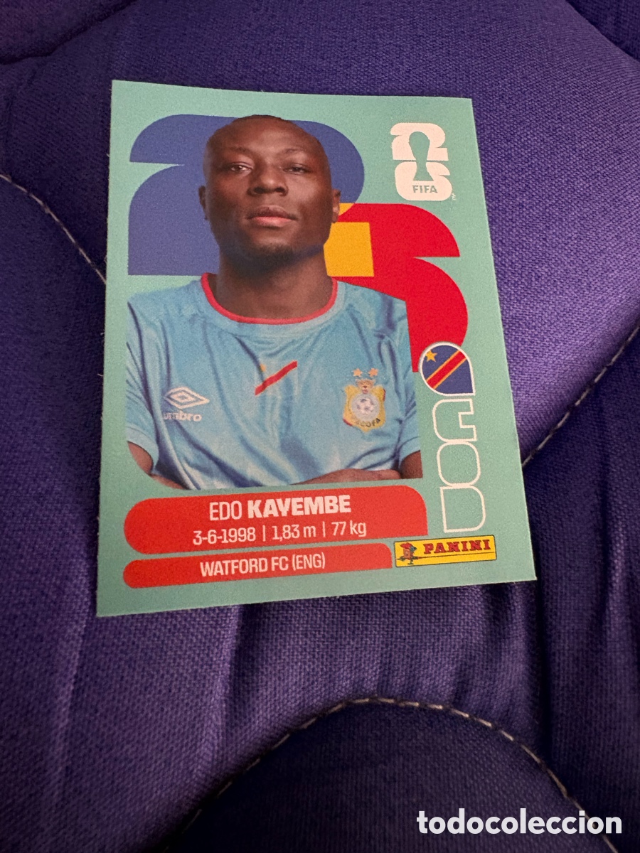 Cromos de f&uacute;tbol: B22 COD 10 COD10 EDO KAVEMBE REPUBLICA CONGO MUNDIAL FIFA WORLD CUP 2026 STICKER PANINI