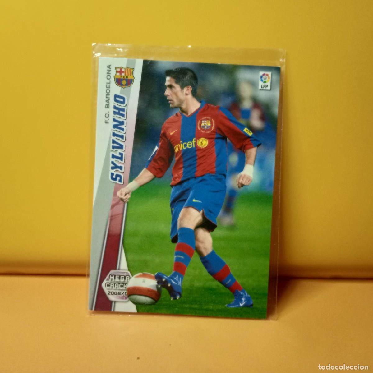 Cromos de f&uacute;tbol: MEGACRACKS 2008 2009 08 09 F.C BARCELONA SYLVINHO 63