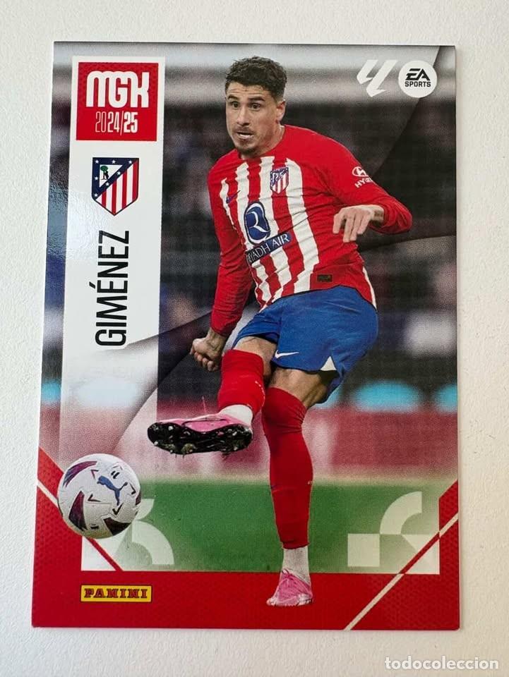 Cromos de f&uacute;tbol: Carta Gim&eacute;nez Atl&eacute;tico de Madrid 60 Megacracks 2024-25