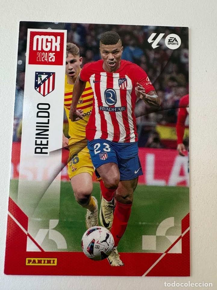 Cromos de f&uacute;tbol: Carta Reinildo Atl&eacute;tico de Madrid 62 Megacracks 2024-25