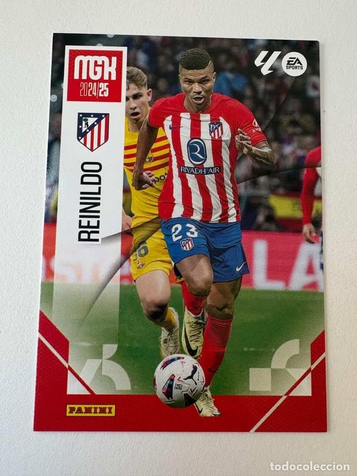 Cromos de f&uacute;tbol: Carta Reinildo Atl&eacute;tico de Madrid 62 Megacracks 2024-25
