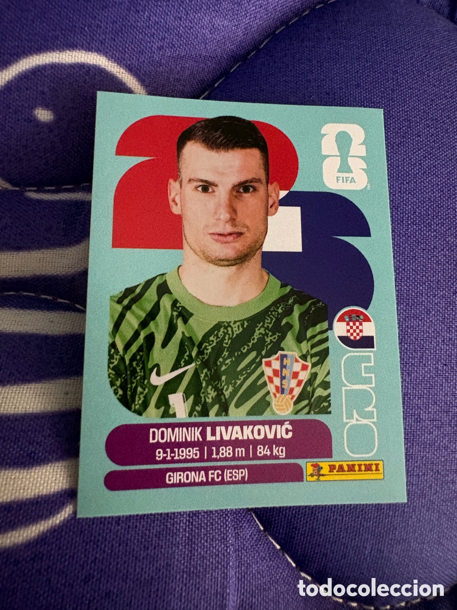 Cromos de f&uacute;tbol: N&ordm; CRO2 Dominik Livakovic Croacia Mundial 2026 Stickers