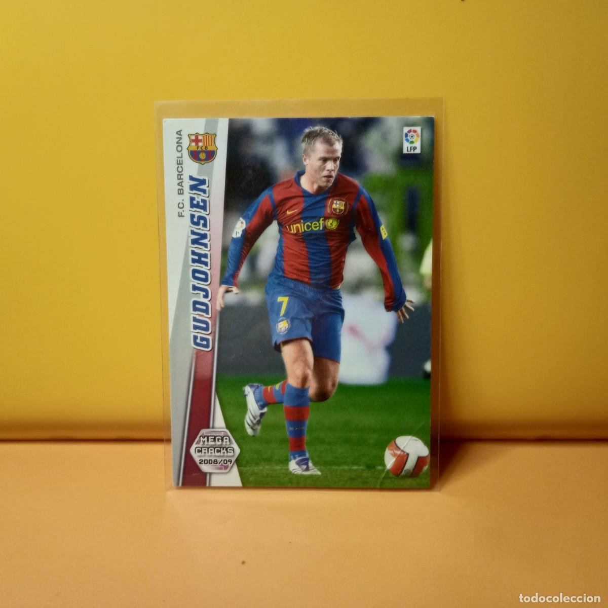 Cromos de f&uacute;tbol: MEGACRACKS 2008 2009 08 09 F.C BARCELONA GUDJOHNSEN 69