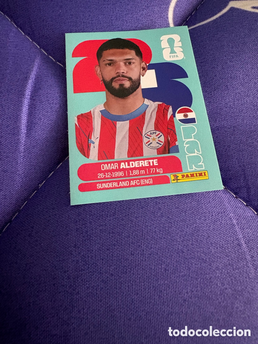 Cromos de Futebol: OFFICIAL STICKER COLLECTION WORLD CUP MUNDIAL 2026 - PARAGUAY N&ordm; 7 ALDERETE