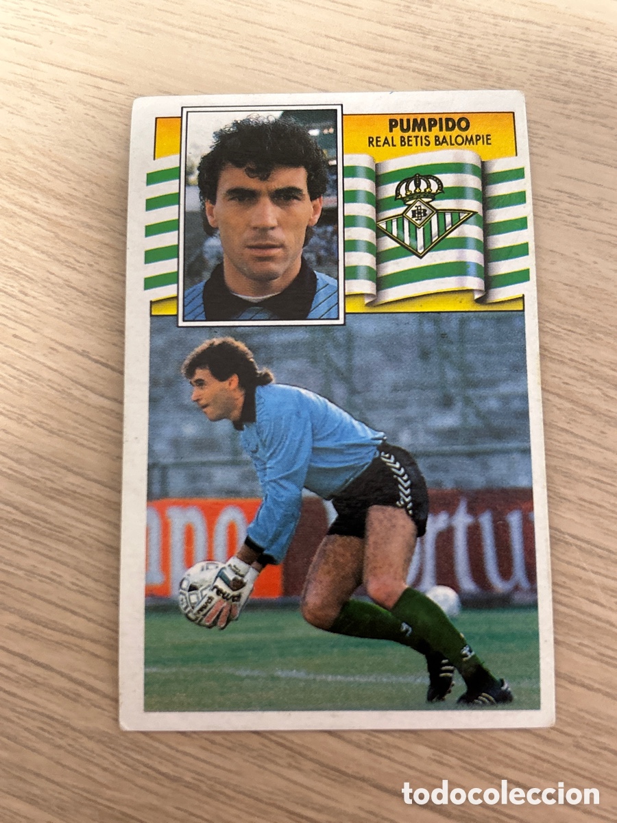 Cromos de Futebol: PUMPIDO BETIS LIGA ESTE 1990 1991 90 91 NUNCA PEGADO SIN PEGAR