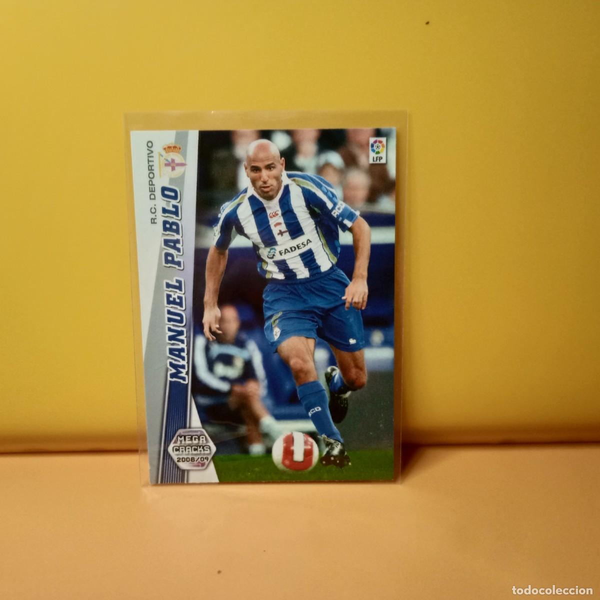 Cromos de Futebol: MEGACRACKS 2008 2009 08 09 DEPORTIVOLA CORU&Ntilde;A MANUEL PABLO 93