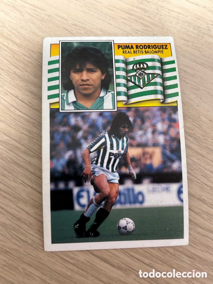 Cromos de Futebol: PUMA RODRIGUEZ BETIS LIGA ESTE 1990 1991 90 91 NUNCA PEGADO SIN PEGAR