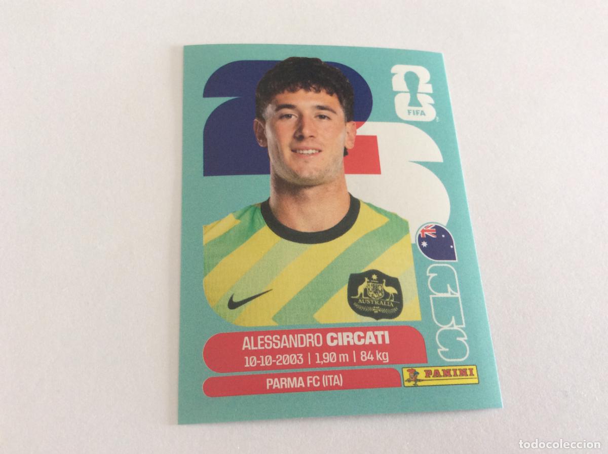 Cromos de f&uacute;tbol: AUS5 AUS 5 Alessandro Circati Australia Sticker Cromo FIFA World Cup 2026 26 Panini Mundial