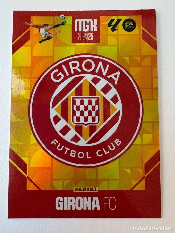Cromos de f&uacute;tbol: Carta Escudo Girona 163 Megacracks 2024-25