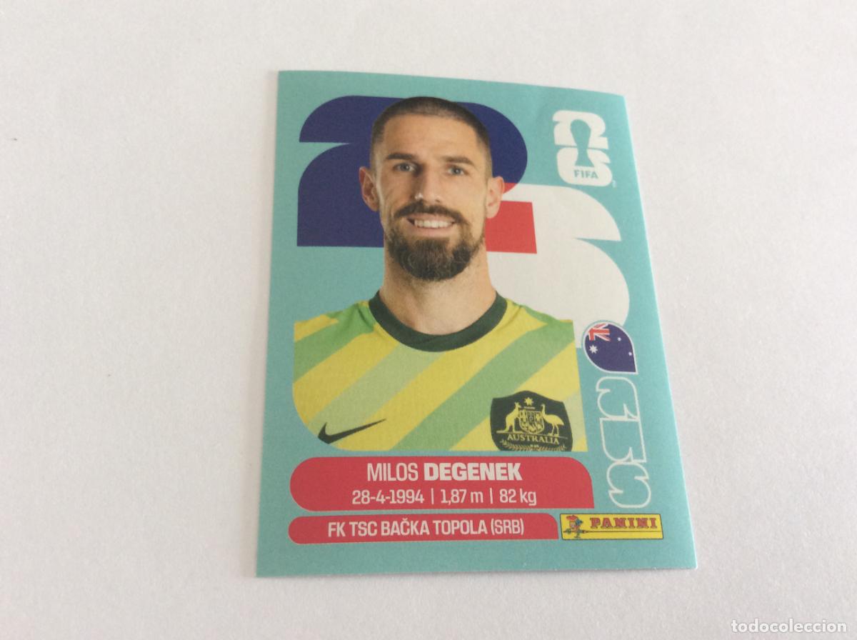 Cromos de f&uacute;tbol: AUS10 AUS 10 Milos Degenek Australia Sticker Cromo FIFA World Cup 2026 26 Panini Mundial