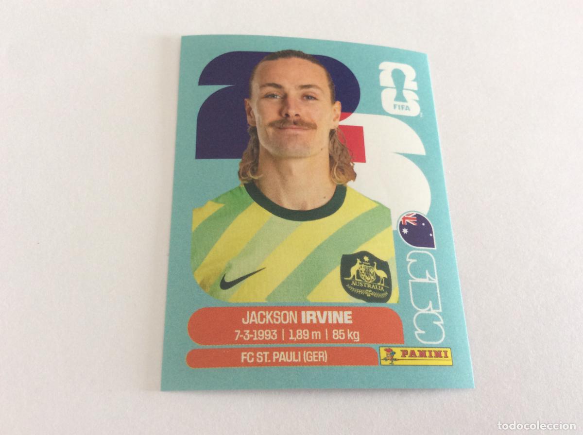 Cromos de f&uacute;tbol: AUS11 AUS 11 Jackson Irvine Australia Sticker Cromo FIFA World Cup 2026 26 Panini Mundial