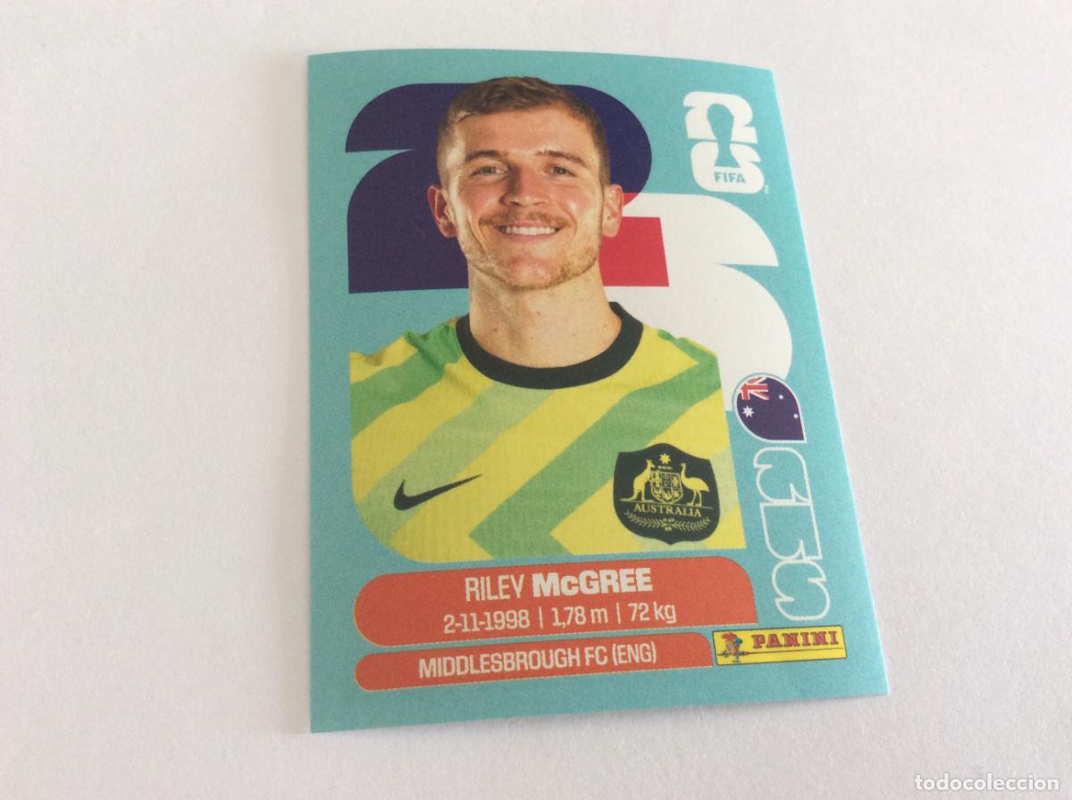Cromos de f&uacute;tbol: AUS12 AUS 12 Riley McGree Australia Sticker Cromo FIFA World Cup 2026 26 Panini Mundial