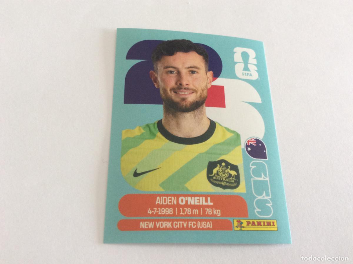 Cromos de f&uacute;tbol: AUS14 AUS 14 Aiden O'Neill Australia Sticker Cromo FIFA World Cup 2026 26 Panini Mundial