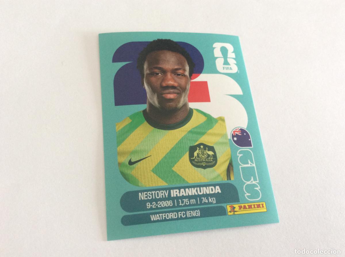 Cromos de f&uacute;tbol: AUS19 AUS 19 Nestory Irankunda Australia Sticker Cromo FIFA World Cup 2026 26 Panini Mundial