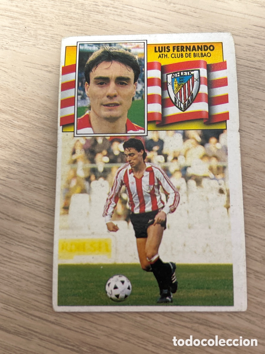 Cartes &agrave; collectionner de Football: LUIS FERNANDO ATHLETIC LIGA ESTE 1990 1991 90 91 NUNCA PEGADO SIN PEGAR