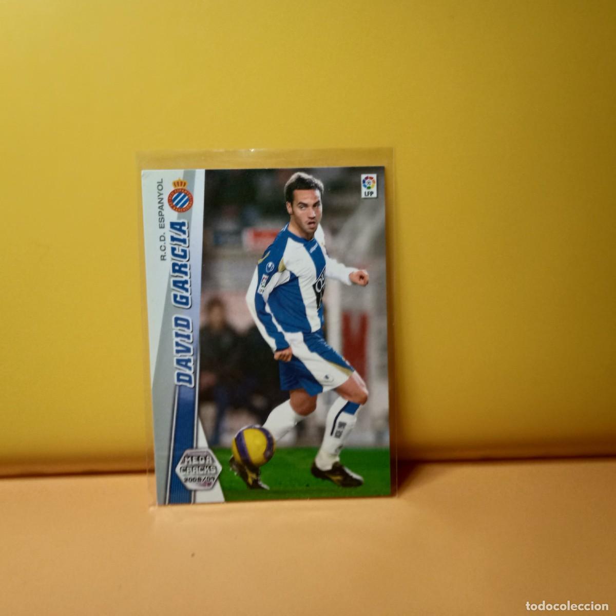 Cromos de f&uacute;tbol: MEGACRACKS 2008 2009 08 09 R.C.D ESPANYOL DAVID GARC&Iacute;A 115