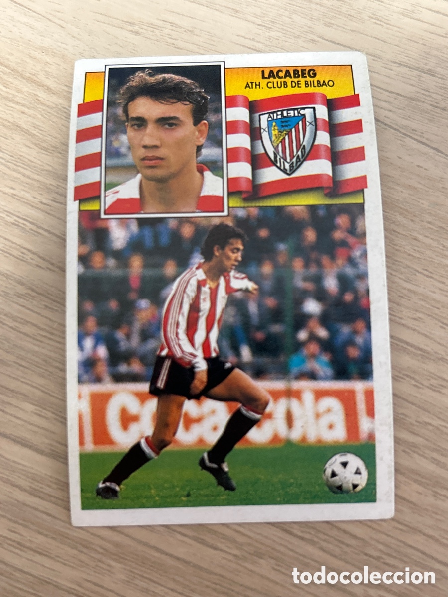 Cromos de f&uacute;tbol: LACABEG ATHLETIC LIGA ESTE 1990 1991 90 91 NUNCA PEGADO SIN PEGAR