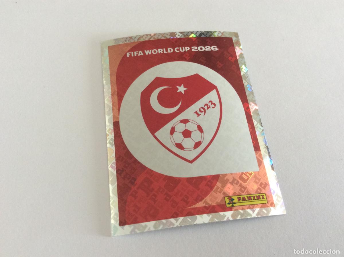 Cromos de f&uacute;tbol: TUR1 TUR 1 Escudo Turqu&iacute;a Sticker Cromo FIFA World Cup 2026 26 Panini Mundial