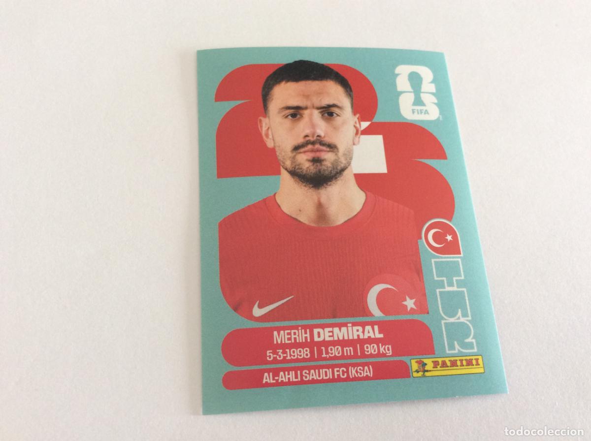 Cromos de f&uacute;tbol: TUR7 TUR 7 Merih Demiral Turqu&iacute;a Sticker Cromo FIFA World Cup 2026 26 Panini Mundial