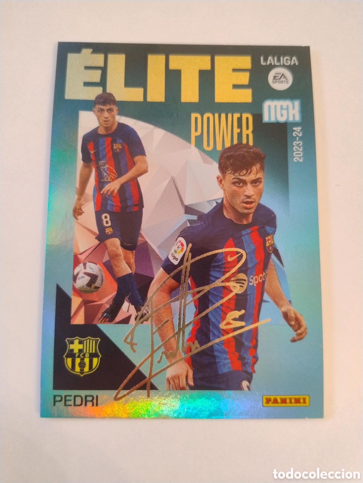 Cromos de f&uacute;tbol: P13 - Pedri - Barcelona - Megacracks 2023 - 2024 Elite Power