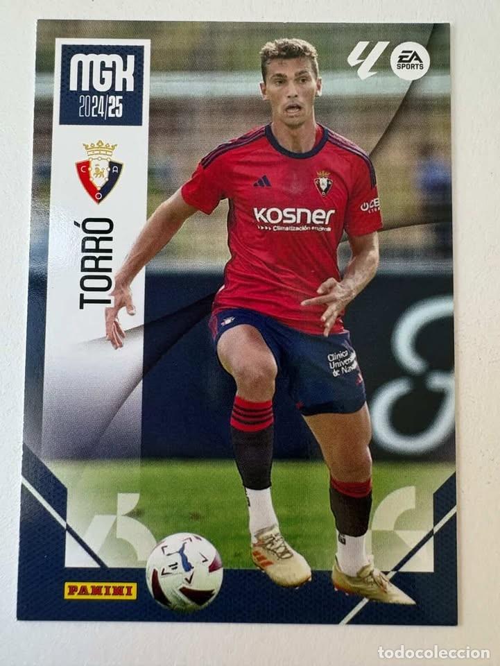 Cromos de f&uacute;tbol: Carta Torr&oacute; Osasuna 263 Megacracks 2024-25