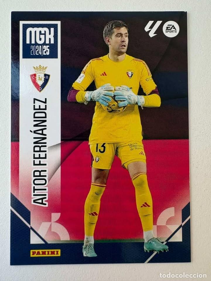 Cromos de f&uacute;tbol: Carta Aitor Fern&aacute;ndez Osasuna 255 Megacracks 2024-25
