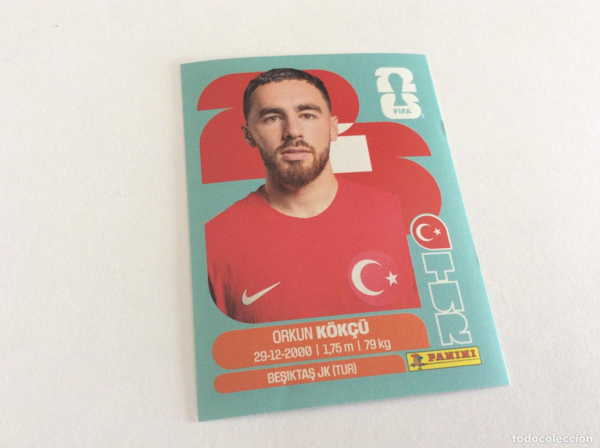 Cromos de f&uacute;tbol: TUR12 TUR 12 Orkun Kokcu Turqu&iacute;a Sticker Cromo FIFA World Cup 2026 26 Panini Mundial