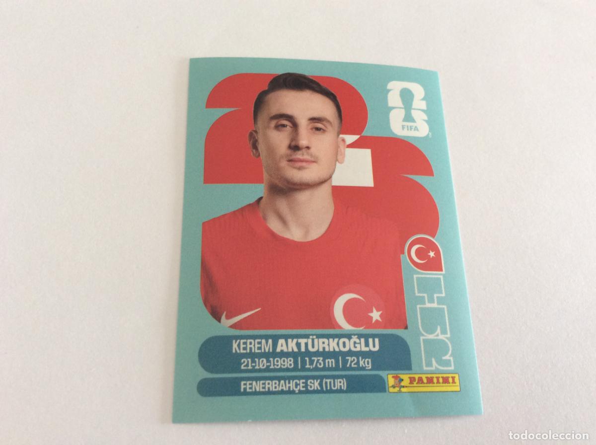 Cromos de f&uacute;tbol: TUR19 TUR 19 Kerem Akturkoglu Turqu&iacute;a Sticker Cromo FIFA World Cup 2026 26 Panini Mundial