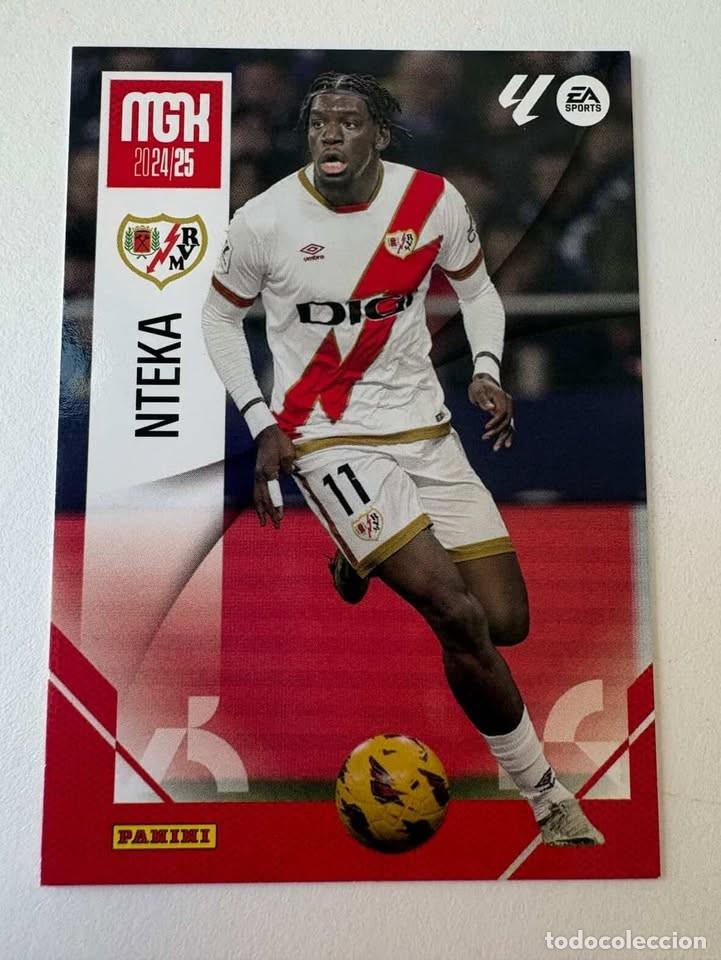 Cromos de f&uacute;tbol: Carta Nteka Rayo Vallecano 285 Megacracks 2024-25