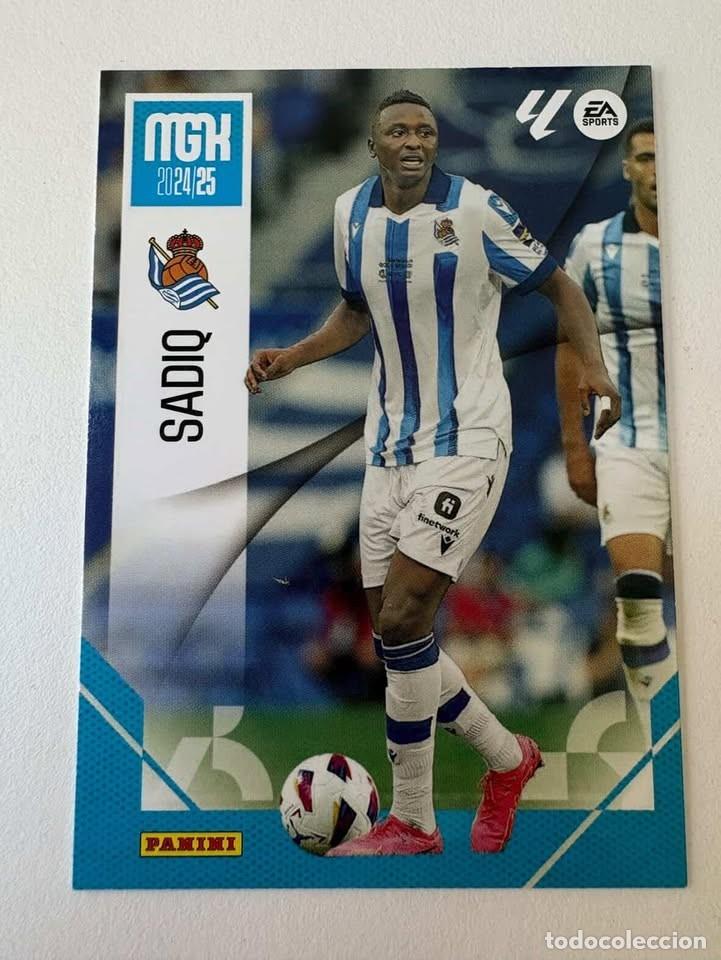 Cromos de f&uacute;tbol: Carta Sadiq Real Sociedad 306 Megacracks 2024-25
