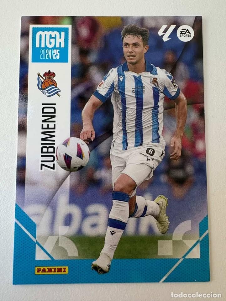 Cromos de f&uacute;tbol: Carta Zubimendi Real Sociedad 297 Megacracks 2024-25