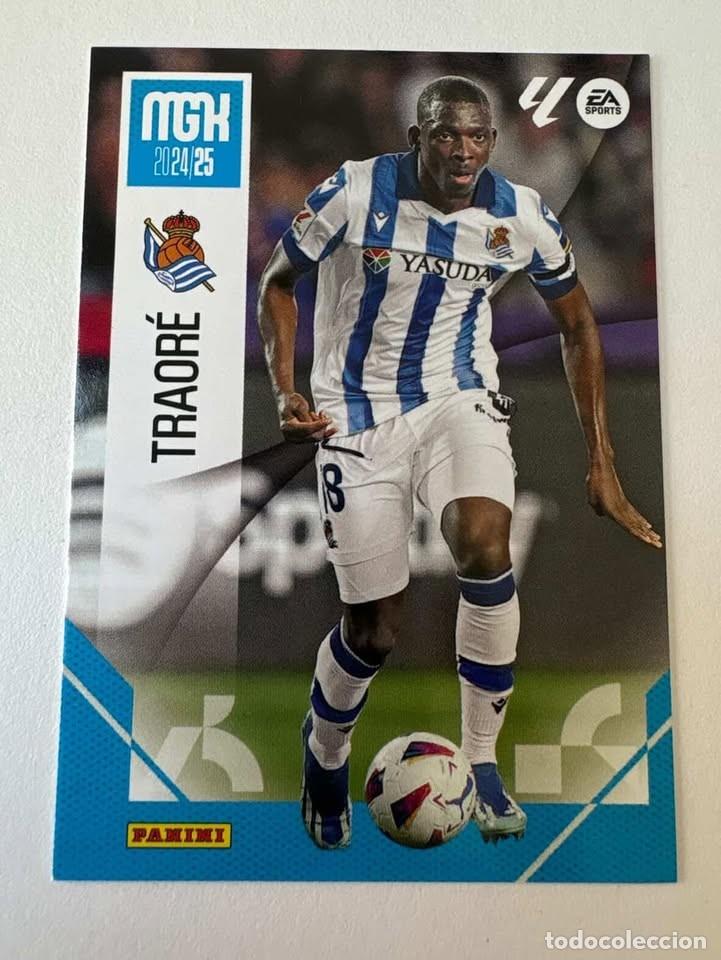 Cromos de f&uacute;tbol: Carta Traor&eacute; Real Sociedad 292 Megacracks 2024-25