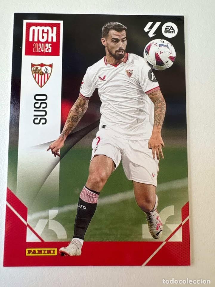 Cromos de f&uacute;tbol: Carta Suso Sevilla 321 Megacracks 2024-25