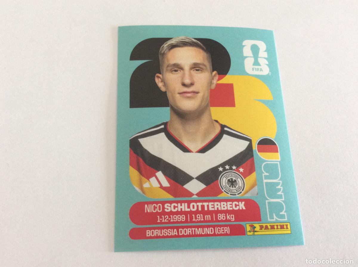 Cromos de f&uacute;tbol: GER5 GER 5 Nico Schlotterbeck Aleman&iacute;a Sticker Cromo FIFA World Cup 2026 26 Panini Mundial