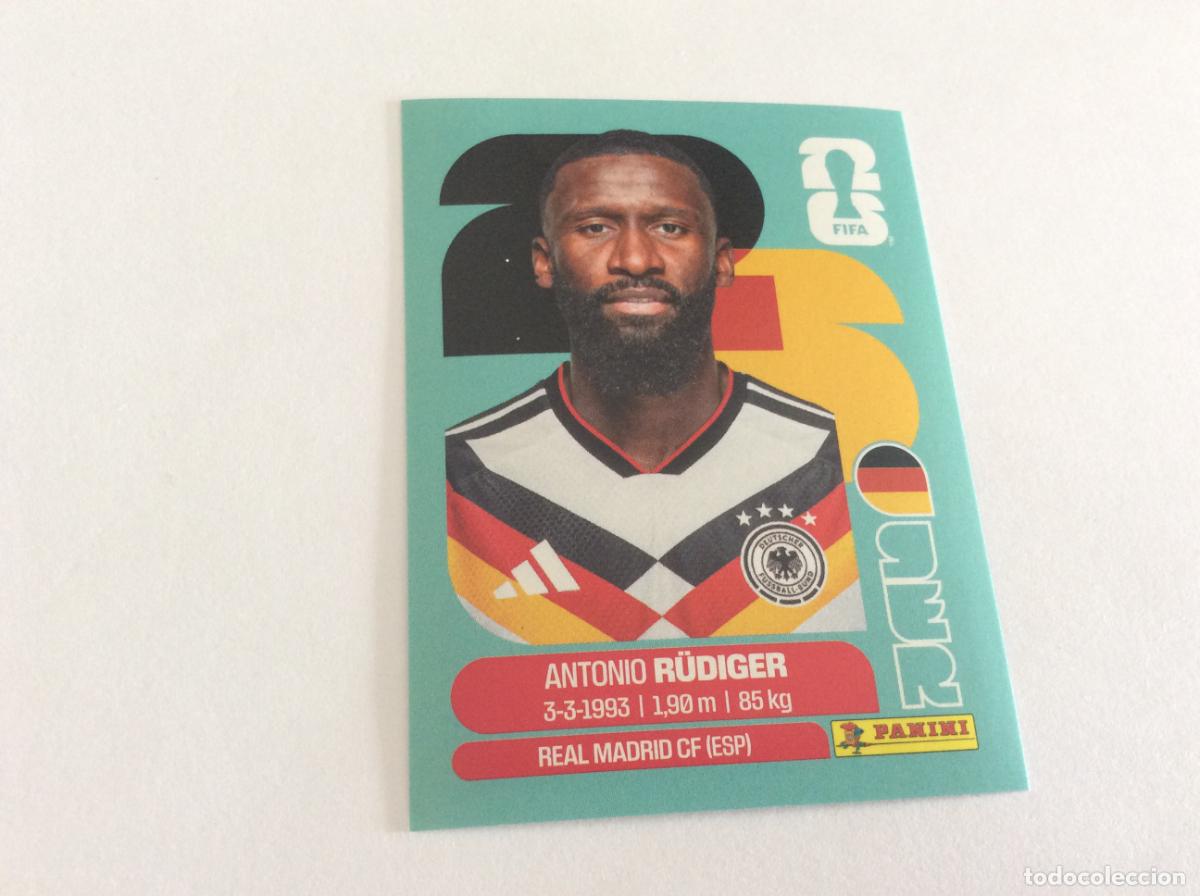 Fu&szlig;ball-Sticker: GER6 GER 6 Antonio R&uuml;diger Alemania Sticker Cromo FIFA World Cup 2026 26 Panini Mundial