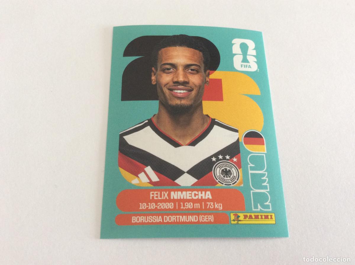 Fu&szlig;ball-Sticker: GER12 GER 12 Felix Nmecha Alemania Sticker Cromo FIFA World Cup 2026 26 Panini Mundial