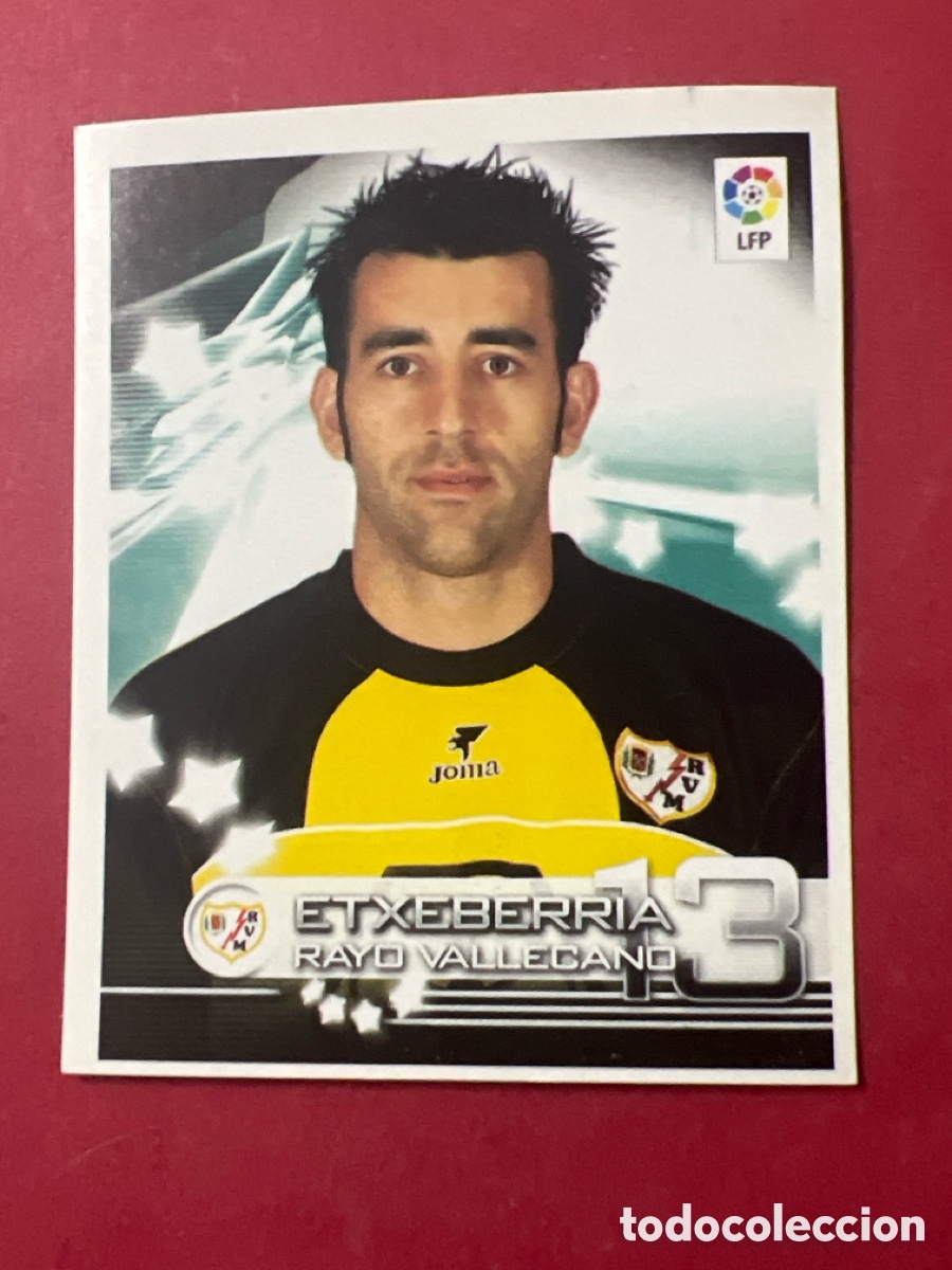 Cartes &agrave; collectionner de Football: A1782. CROMO FUTBOL ETXEBERRIA RAYO VALLECANO SIN PEGAR N&ordm; 270 SUPERLIGA PANINI 2002-2003/02-03