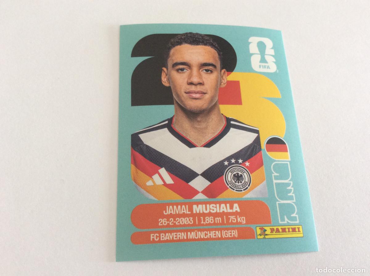 Cartes &agrave; collectionner de Football: GER15 GER 15 Jamal Musiala Alemania Sticker Cromo FIFA World Cup 2026 26 Panini Mundial