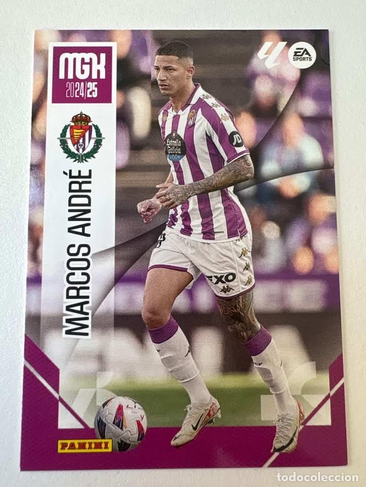 Cromos de f&uacute;tbol: Carta Marcos Andr&eacute; Valladolid 360 Megacracks 2024-25
