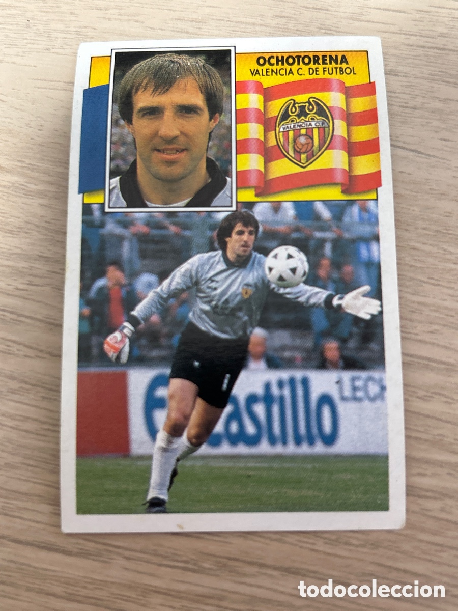 Cromos de f&uacute;tbol: OCHOTORENA VALENCIA LIGA ESTE 1990 1991 90 91 NUNCA PEGADO SIN PEGAR