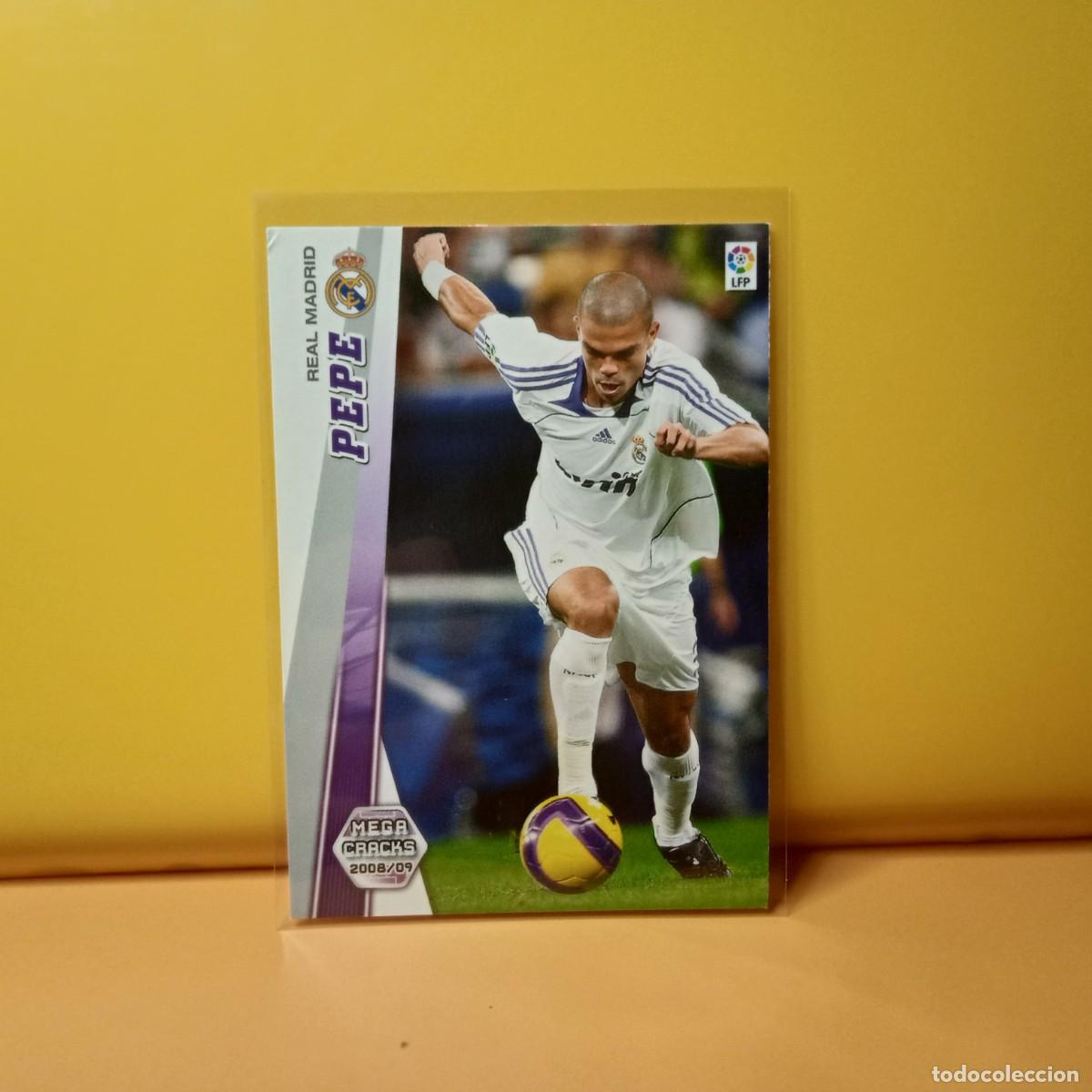 Cromos de f&uacute;tbol: MEGACRACKS 2008 2009 08 09 REAL MADRID PEPE 150