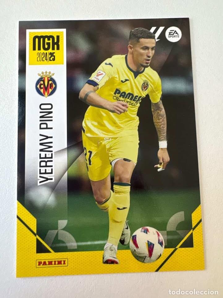Cromos de f&uacute;tbol: Carta Yeremy Pino Villareal 375 Megacracks 2024-25