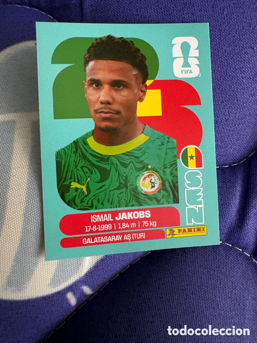 Cromos de f&uacute;tbol: SEN 6 SEN6 ISMAIL JAKOBS SENEGAL ⚽ PANINI FIFA MUNDIAL WORLD CUP 26 2026 STICKER ⚽