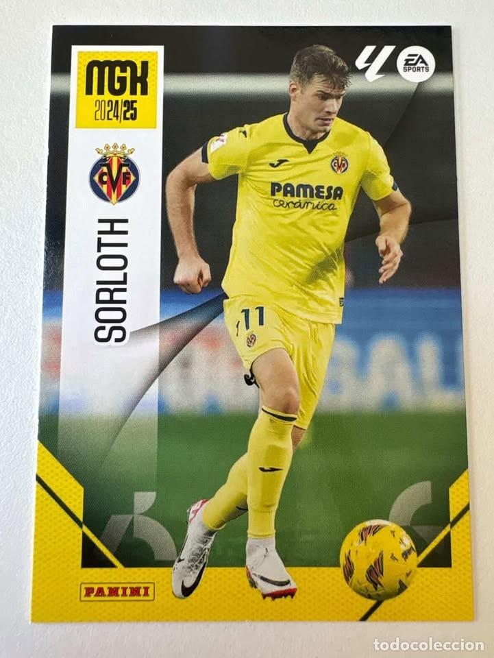 Cromos de f&uacute;tbol: Carta Sorloth Villareal 377 Megacracks 2024-25