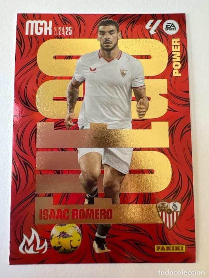 Cromos de f&uacute;tbol: Carta Isaac Romero Sevilla Fuego Power 381 Megacracks 2024-25