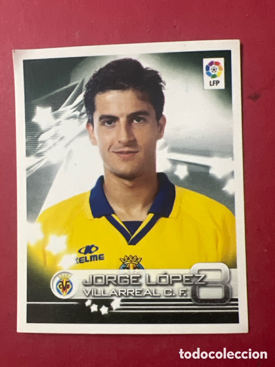 Cromos de f&uacute;tbol: A1792. CROMO SUPERLIGA DE ESTRELLAS 2002 2003 02 03 PANINI N 381 JORGE LOPEZ VILLARREAL SIN PEGAR