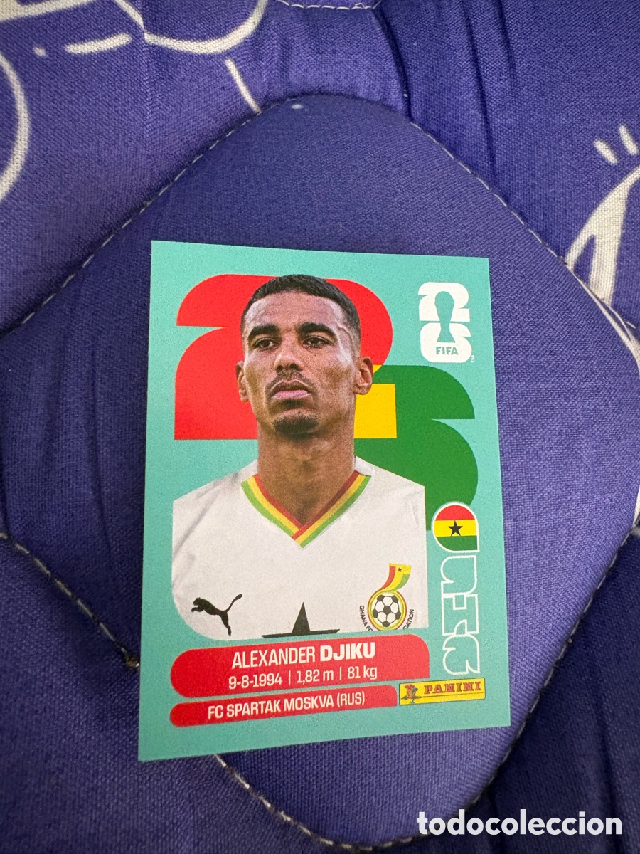 Cromos de f&uacute;tbol: GHA6 ALEXANDER DJIKU 6 GHANA MUNDIAL FIFA WORLD CUP 2026 STICKER PANINI SIN PEGAR