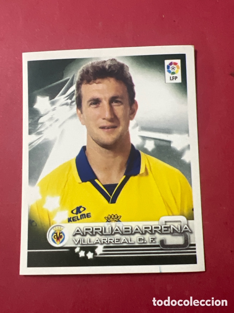 Cromos de f&uacute;tbol: A1795. 377 ARRUABARRENA VILLARREAL PANINI 2002 2003 FUTBOL SUPERLIGA 02 03 - SIN PEGAR